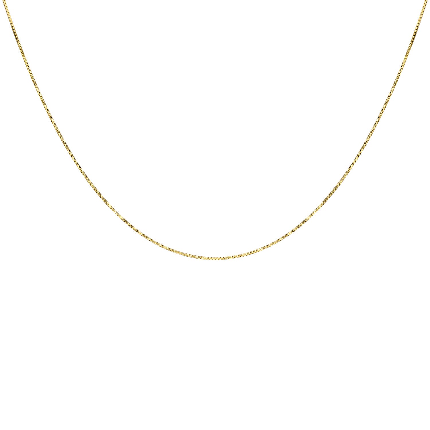 9K Yellow Gold  Chain (Size - 20),  Gold Wt. 1.6 Gms