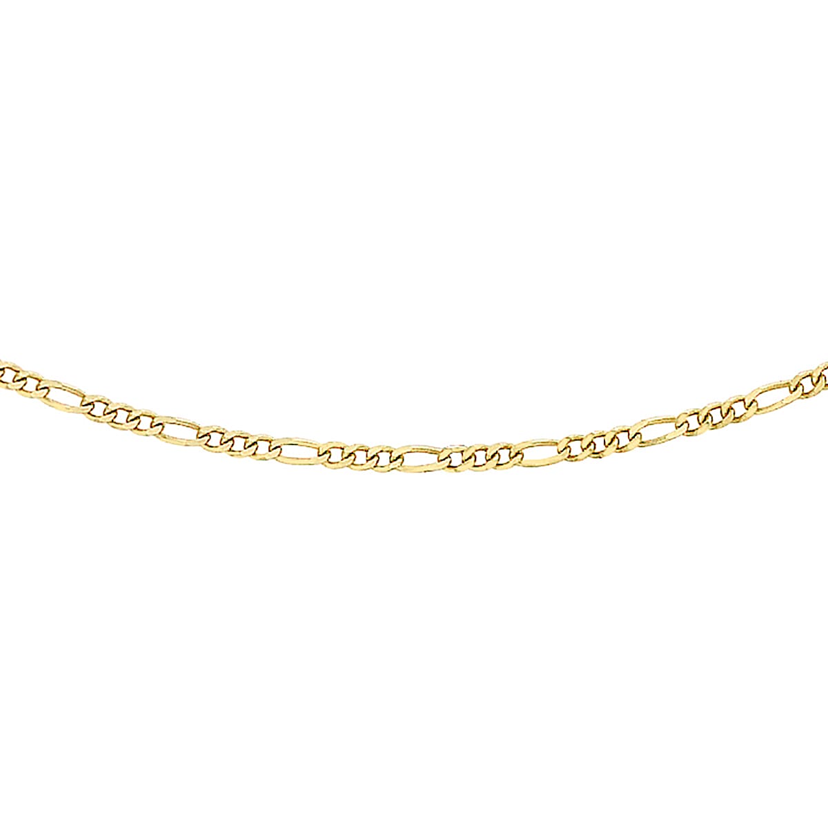 9K Yellow Gold  Chain (Size - 18),  Gold Wt. 1.2 Gms