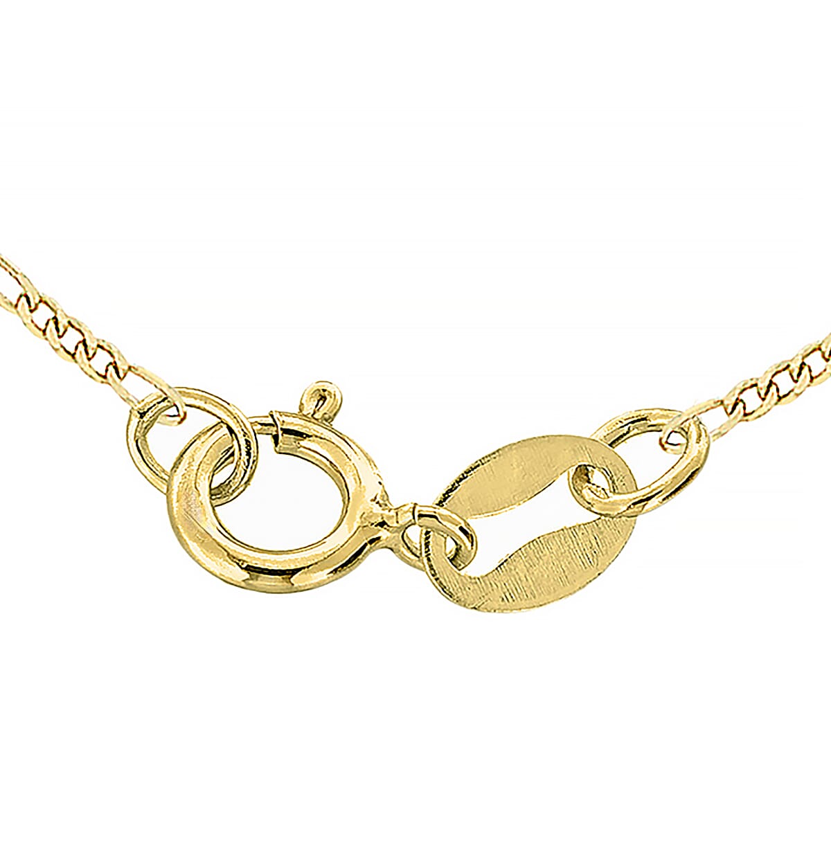 9K Yellow Gold  Chain (Size - 18),  Gold Wt. 1.2 Gms