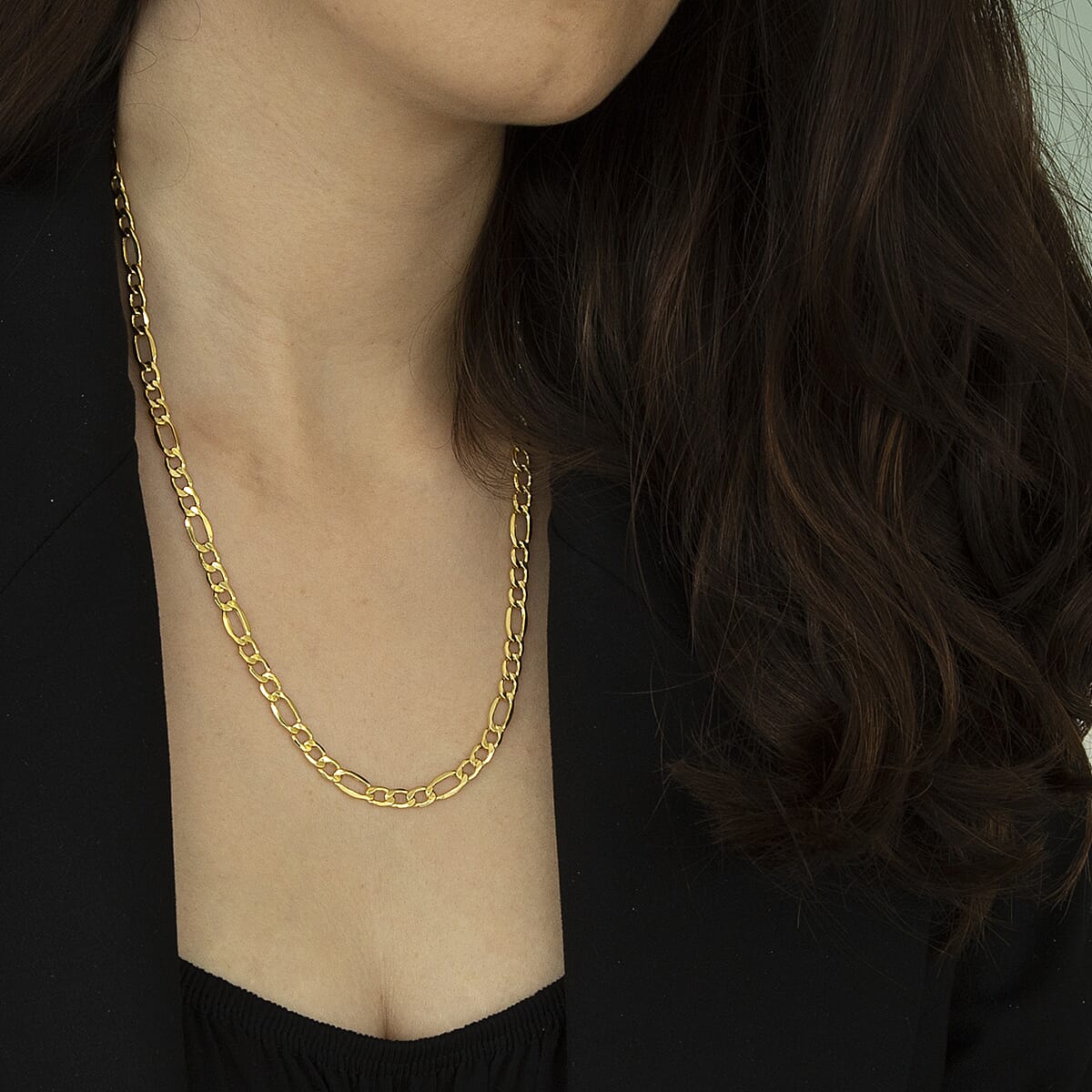 9K Yellow Gold  Chain (Size - 18),  Gold Wt. 2.8 Gms