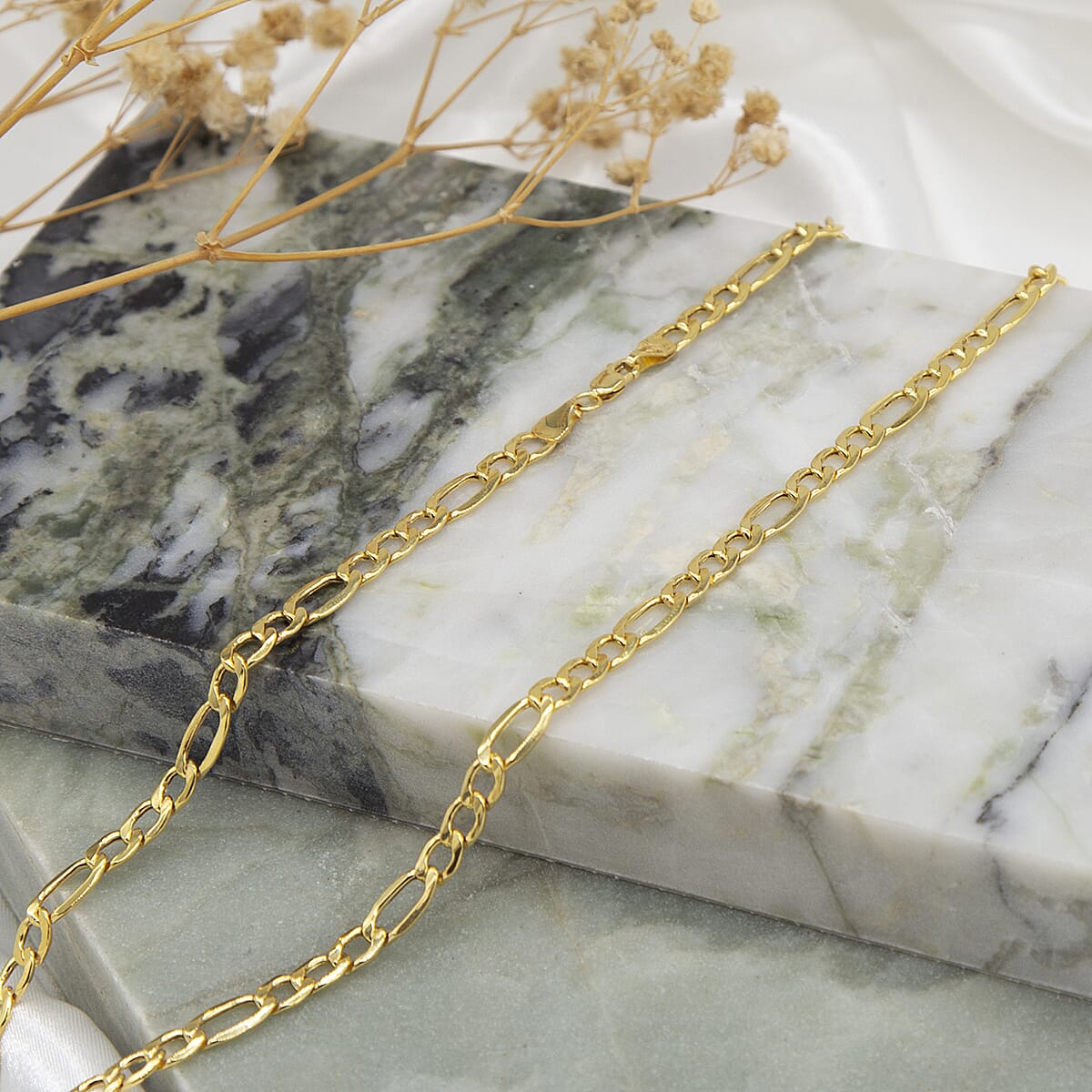9K Yellow Gold  Chain (Size - 18),  Gold Wt. 2.8 Gms