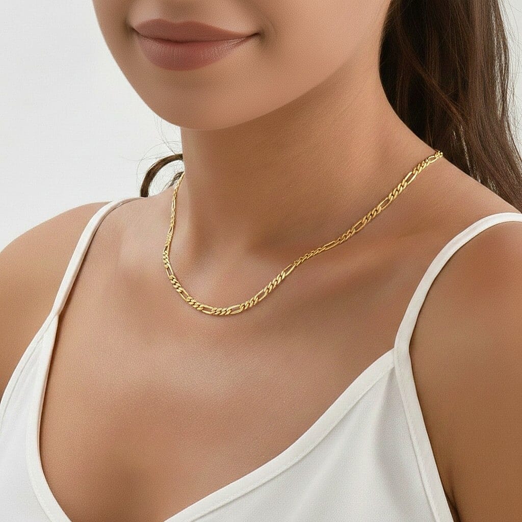 9K Yellow Gold  Chain (Size - 18),  Gold Wt. 2.8 Gms