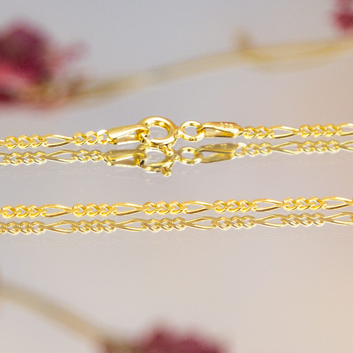 9K Yellow Gold  Chain (Size - 20),  Gold Wt. 3.1 Gms