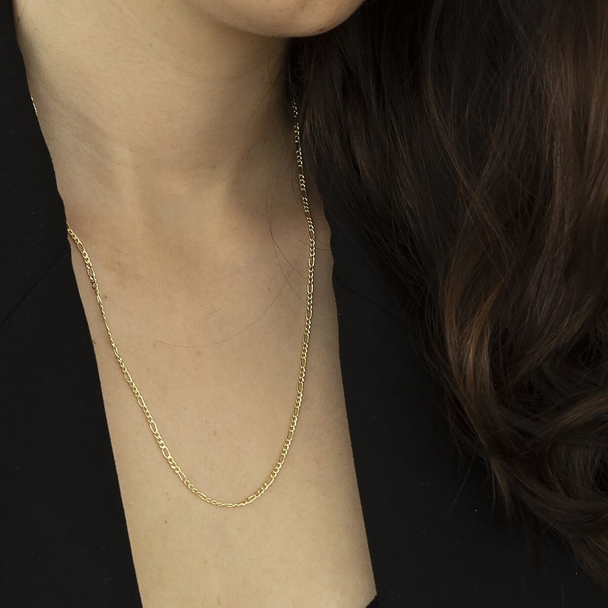 9K Yellow Gold  Chain (Size - 20),  Gold Wt. 1.4 Gms