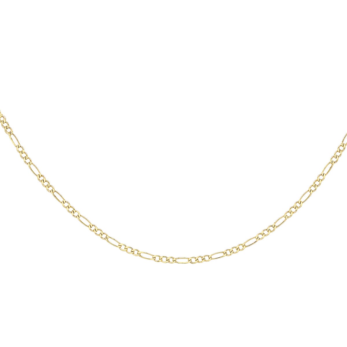 9K Yellow Gold  Chain (Size - 24),  Gold Wt. 1.7 Gms