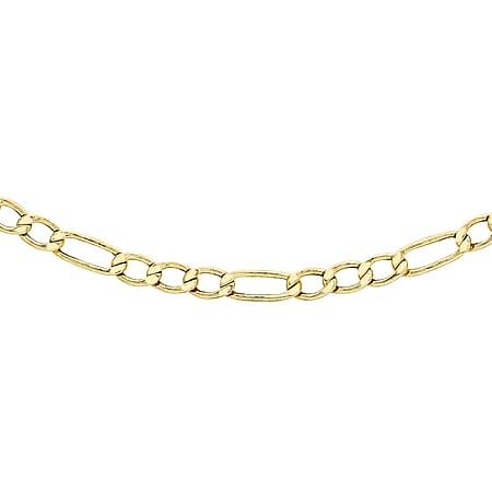 Figaro Chain 16 Inch in 9K Yellow Gold