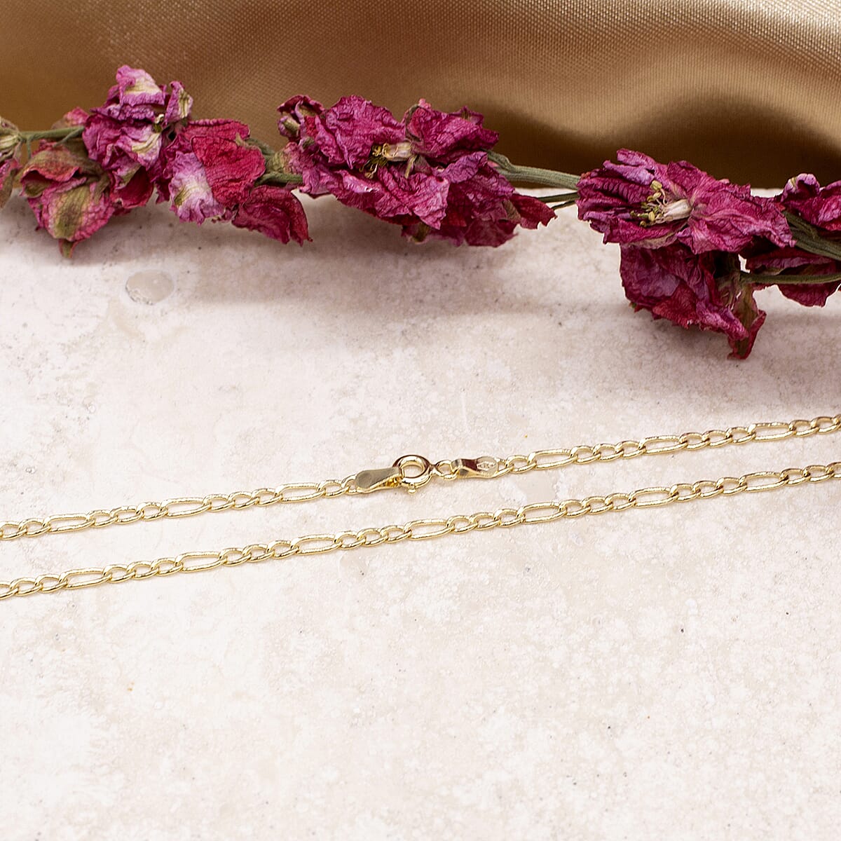 9K Yellow Gold  Chain (Size - 16),  Gold Wt. 1.5 Gms