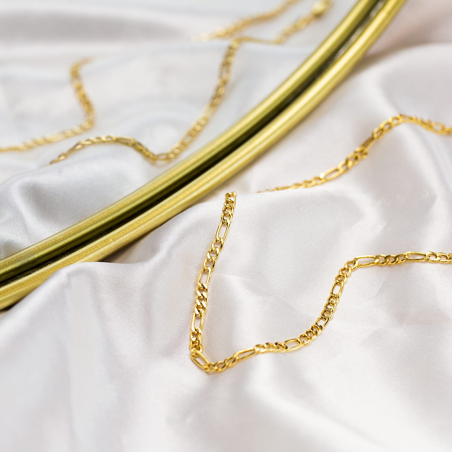 9K Yellow Gold  Chain (Size - 20),  Gold Wt. 3.4 Gms