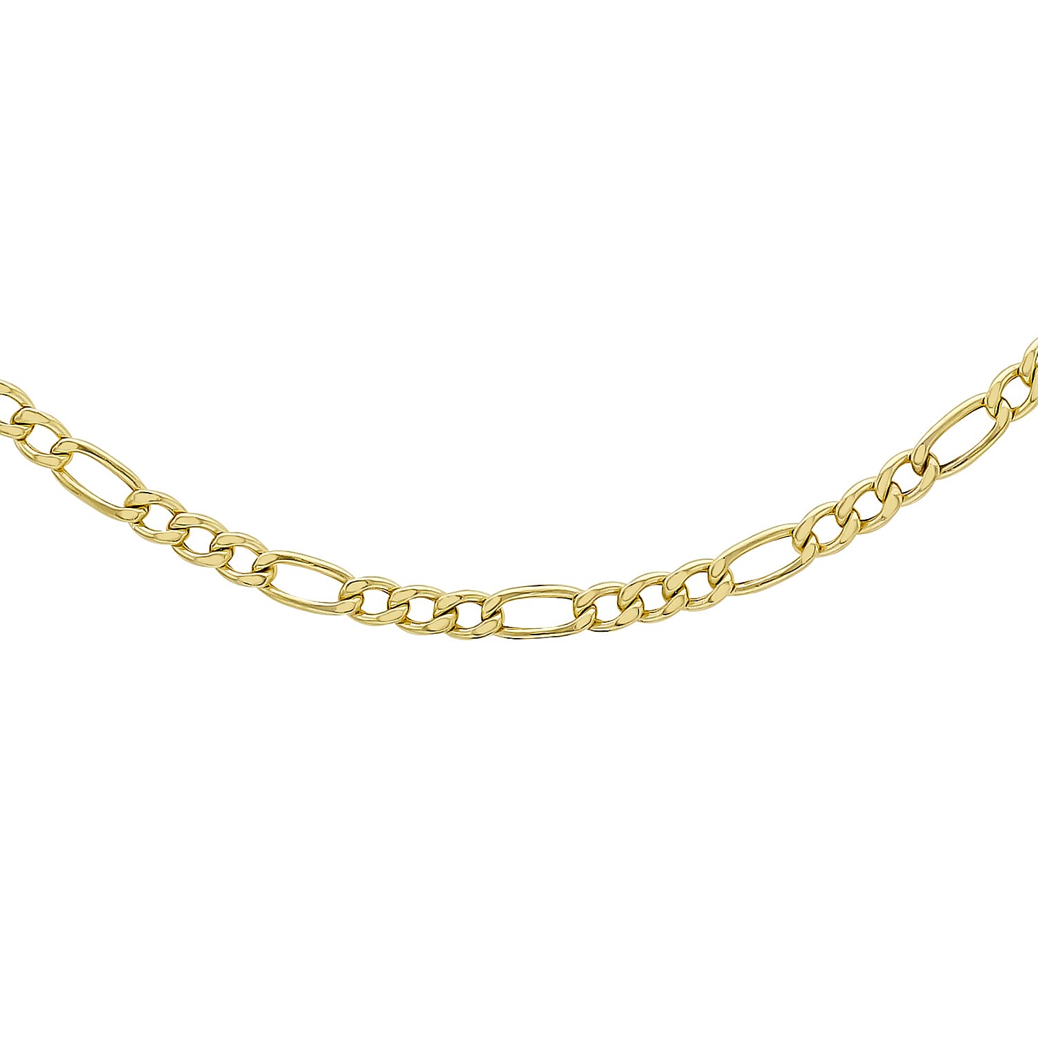 9K Yellow Gold  Chain (Size - 22),  Gold Wt. 3.7 Gms