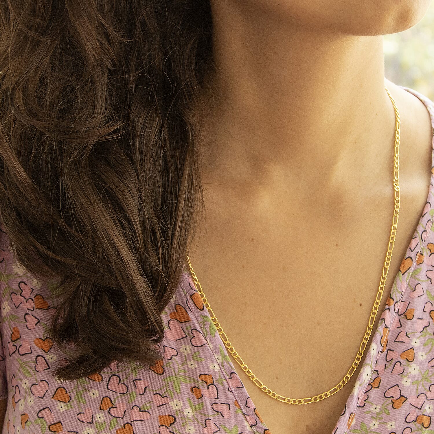 9K Yellow Gold  Chain (Size - 22),  Gold Wt. 3.7 Gms