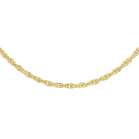 9K Yellow Gold  Chain (Size - 20),  Gold Wt. 0.39 Gms