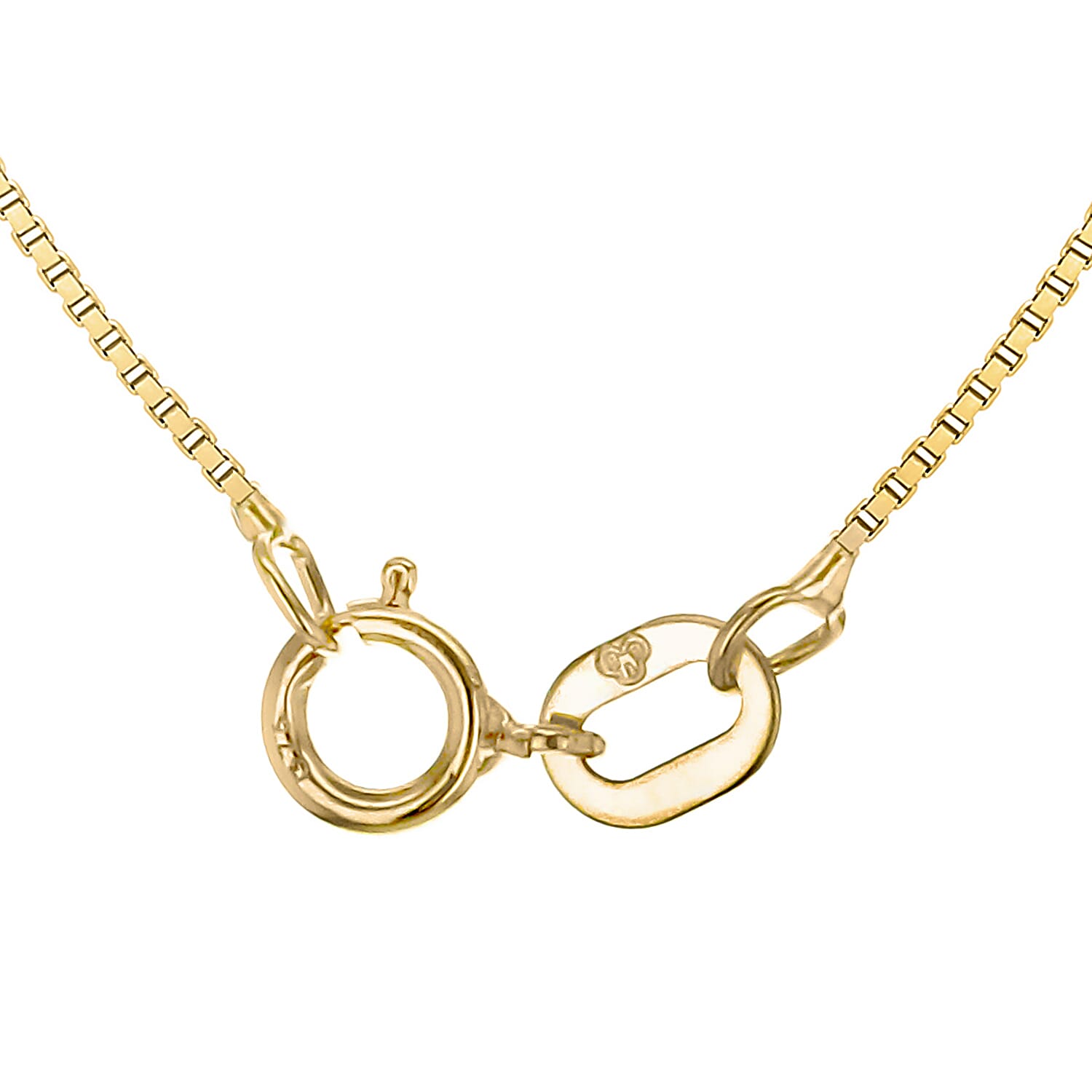 9K Yellow Gold  Chain (Size - 18),  Gold Wt. 0.87 Gms