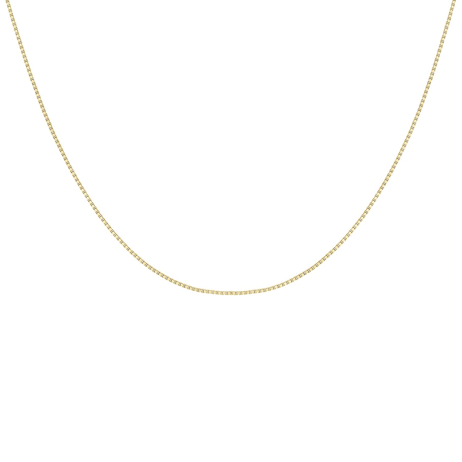 9K Yellow Gold  Chain (Size - 20),  Gold Wt. 0.97 Gms