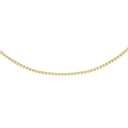 Venetian Box Chain 20 Inch in 9K Yellow Gold