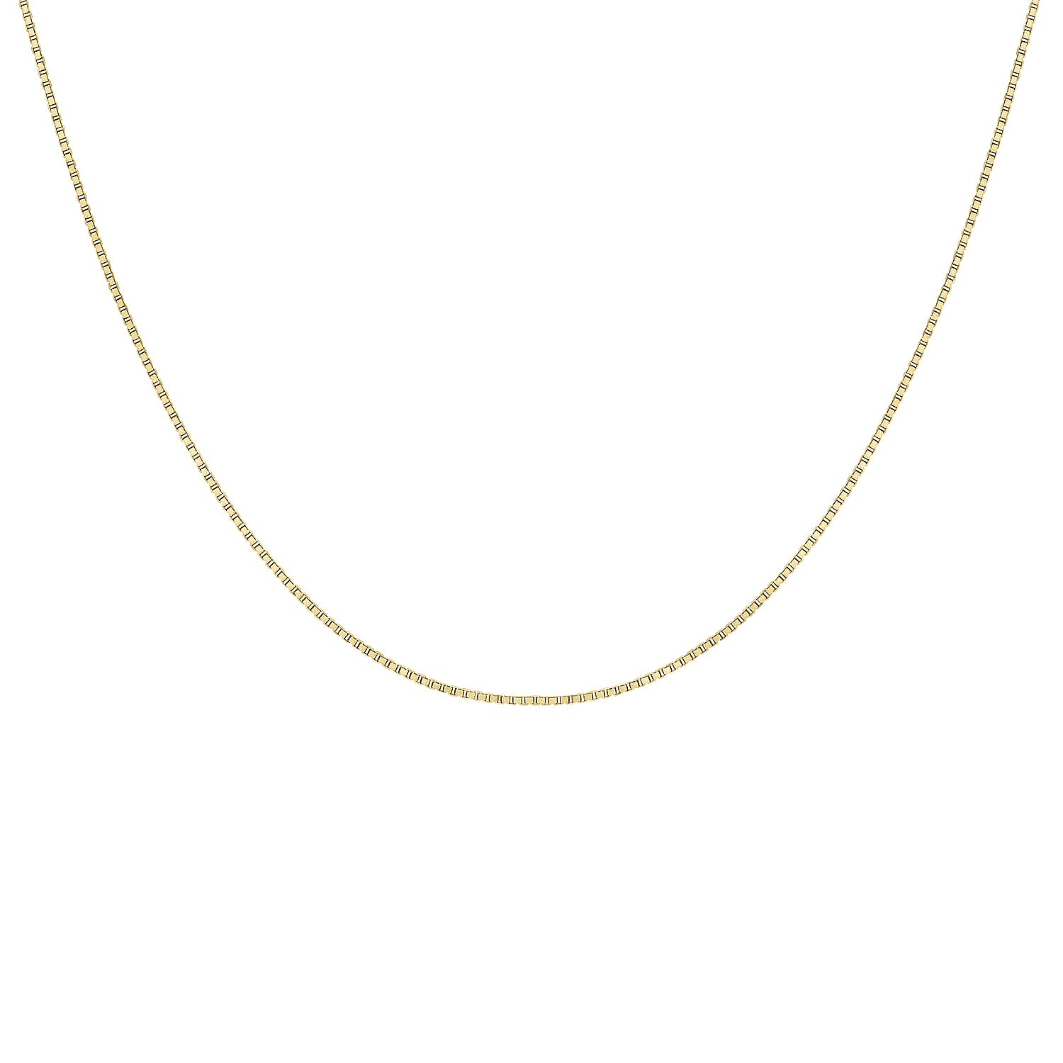 9K Yellow Gold  Chain (Size - 18),  Gold Wt. 1.3 Gms