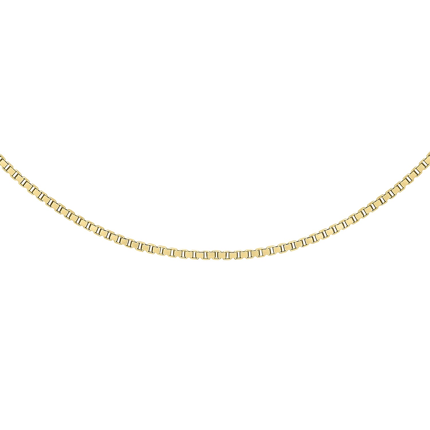 9K Yellow Gold  Chain (Size - 16),  Gold Wt. 1.2 Gms