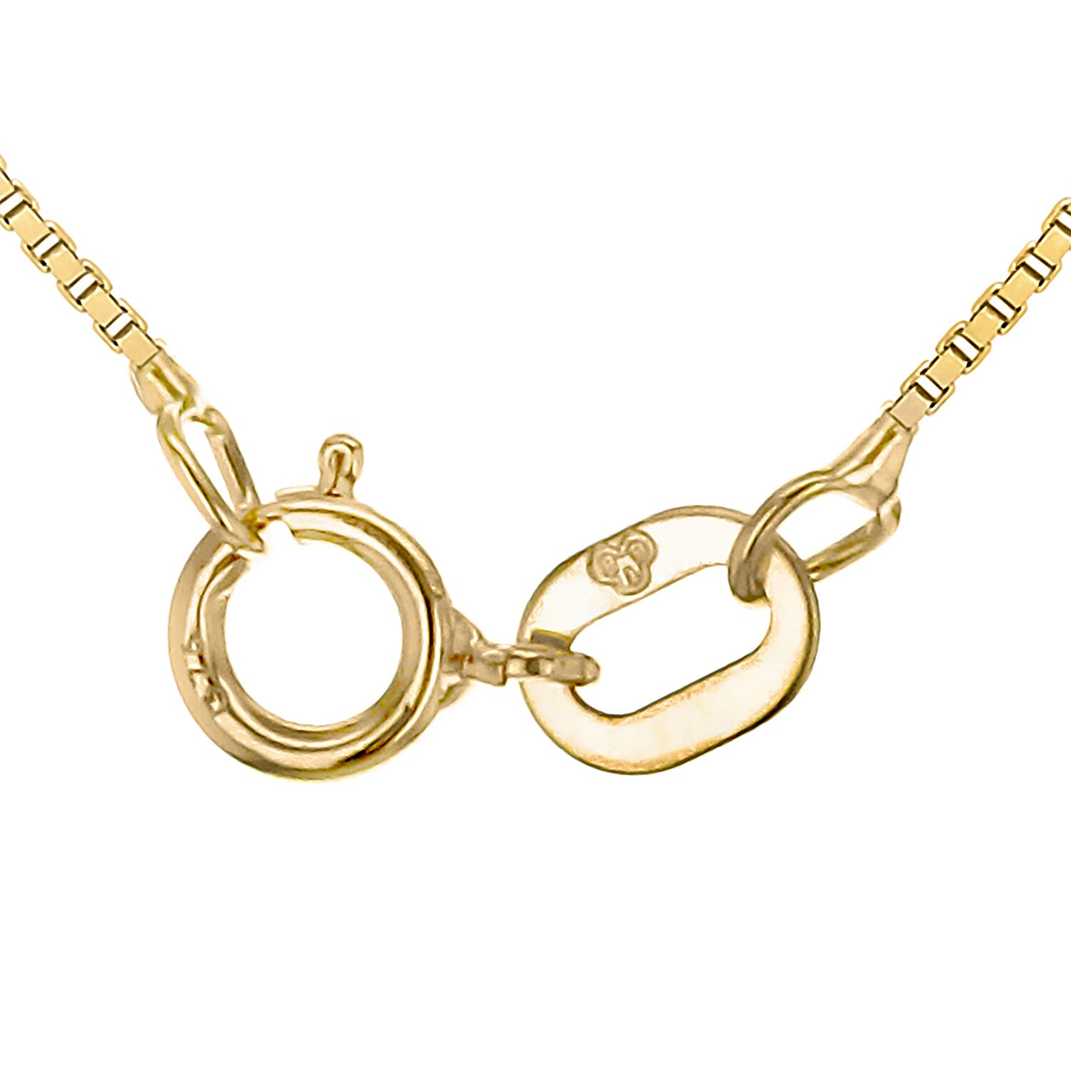 9K Yellow Gold  Chain (Size - 18),  Gold Wt. 1.3 Gms