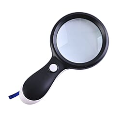 Magnifying Reading Glass wiith LED Lights  - Requires 3 AAA Batteries (Not Incld)