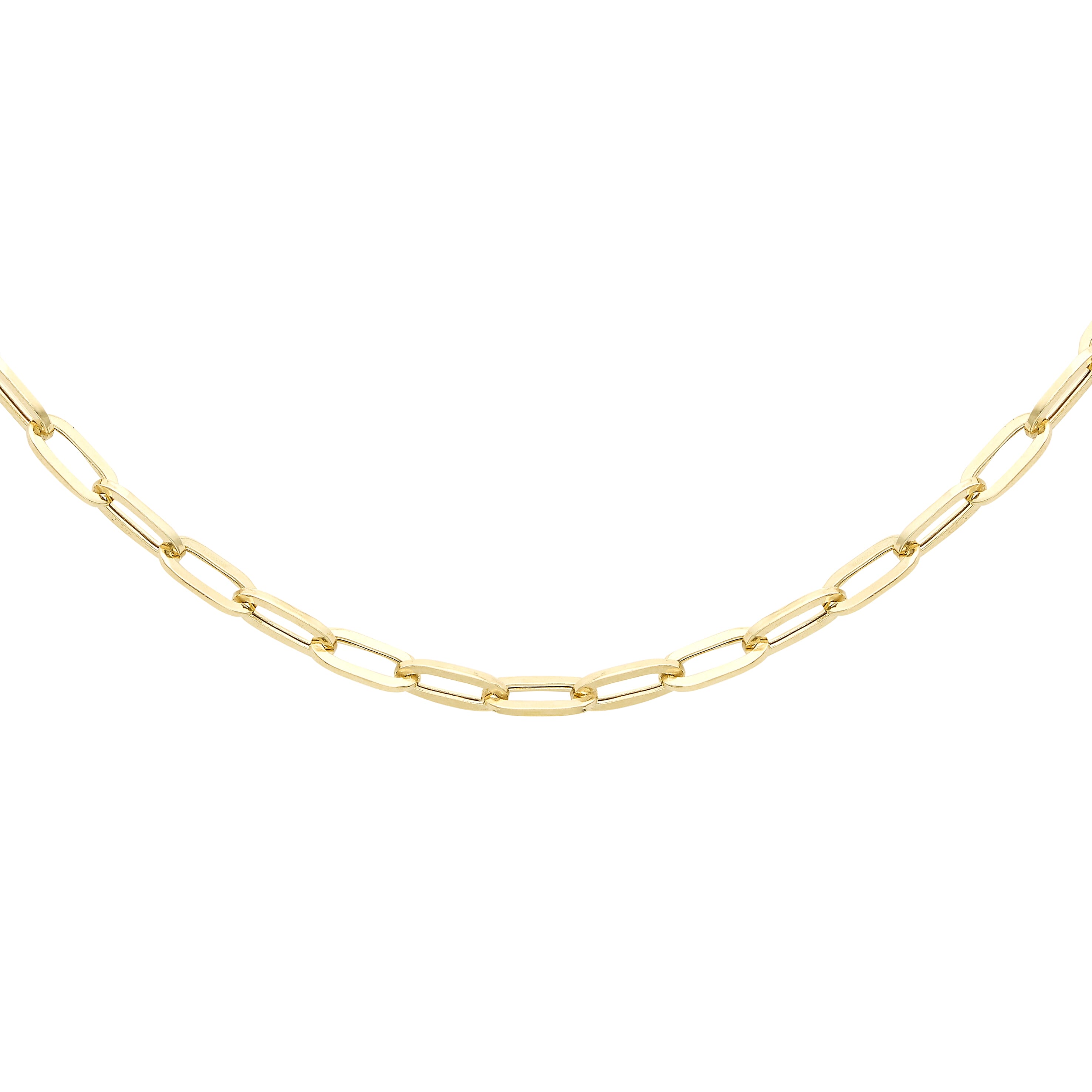 9K Yellow Gold  Chain (Size - 18),  Gold Wt. 4.7 Gms