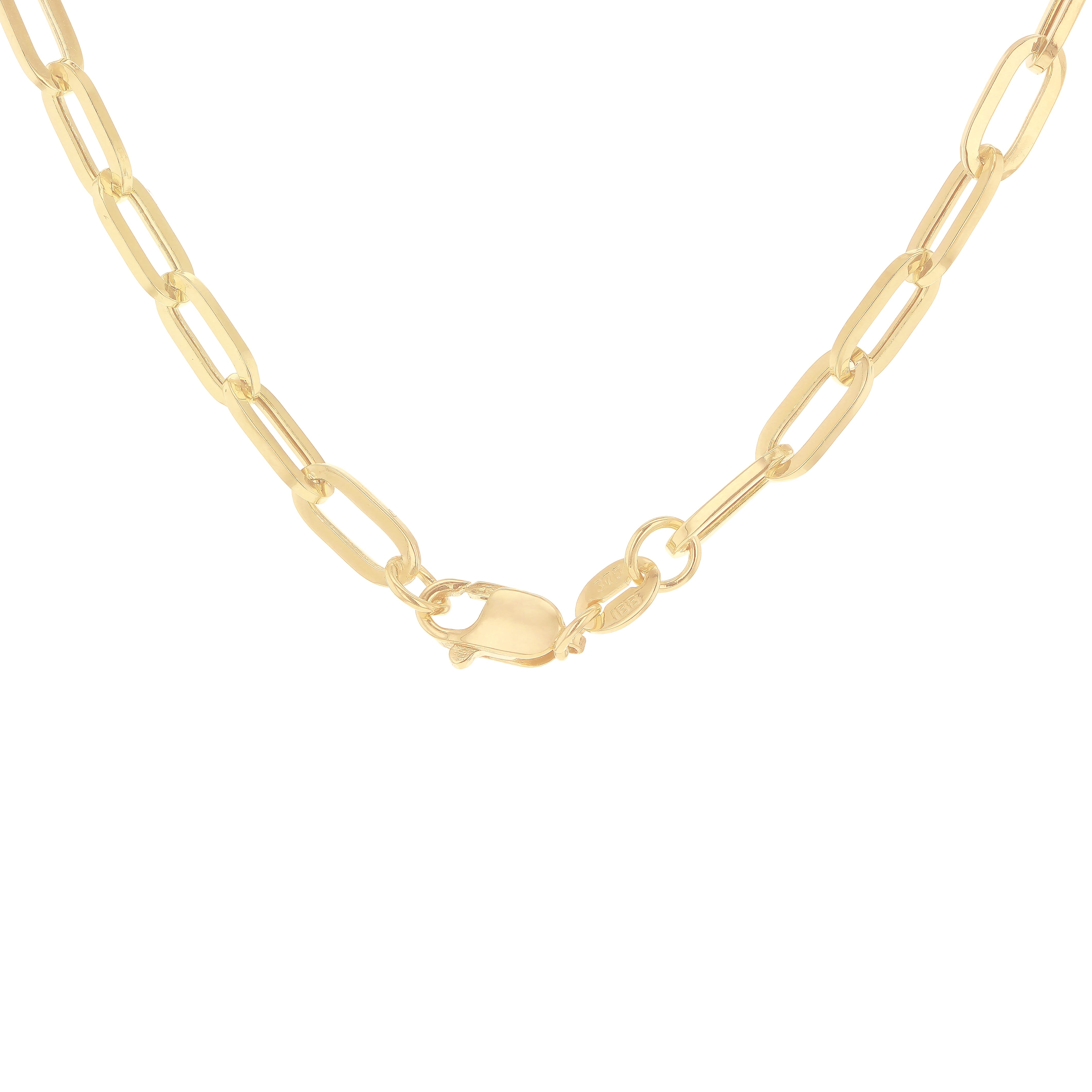 9K Yellow Gold  Chain (Size - 18),  Gold Wt. 4.7 Gms