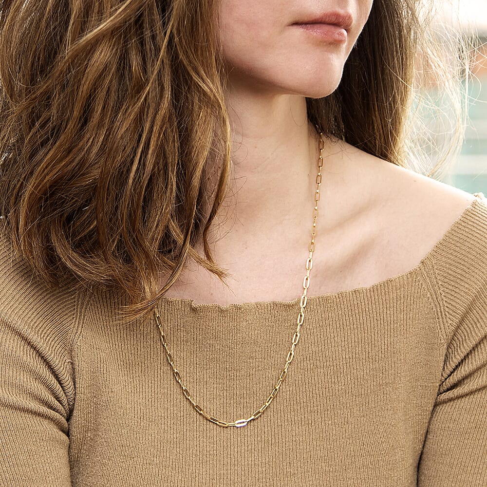 9K Yellow Gold  Chain (Size - 24),  Gold Wt. 6.2 Gms