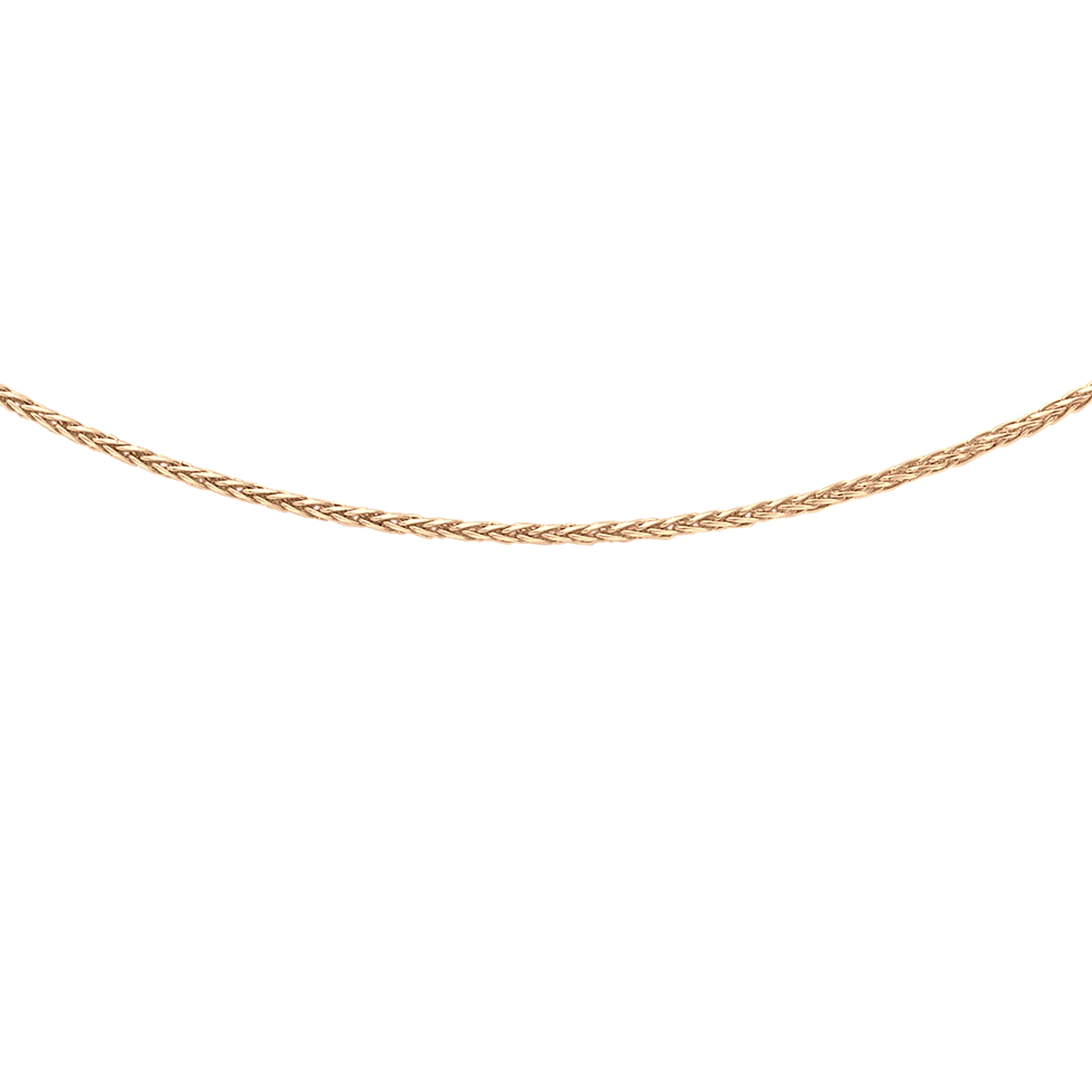 9K Rose Gold  Chain (Size - 18),  Gold Wt. 1.2 Gms