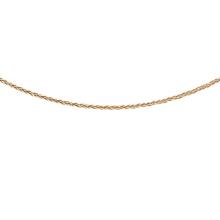 Spiga Chain 18 Inch in 9K Rose Gold