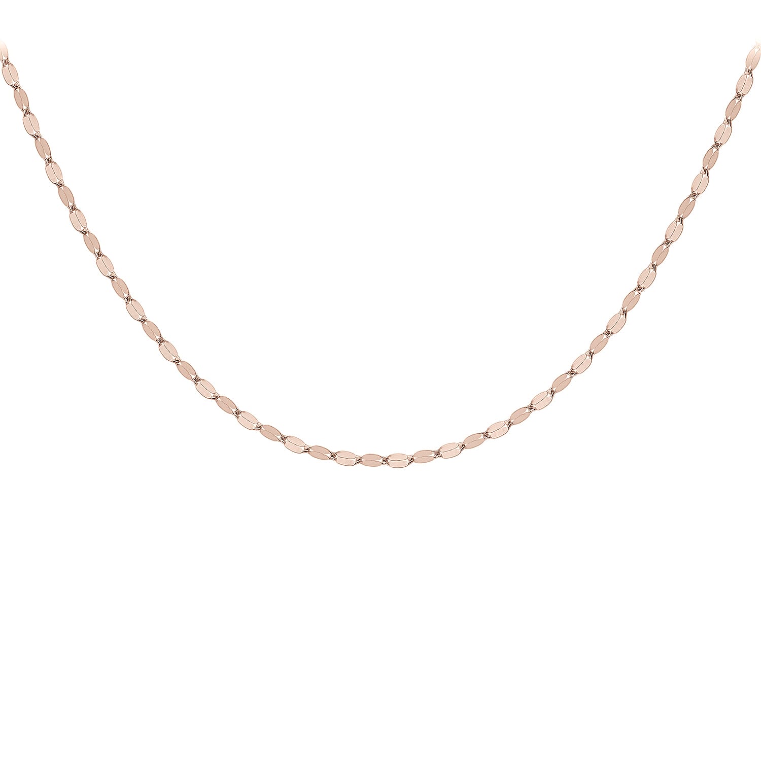 9K Rose Gold  Chain (Size - 18),  Gold Wt. 9 Gms