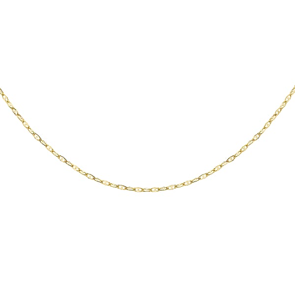 Flat Rambo Chain 22 Inch in 9K Yellow Gold - 7581027 - TJC