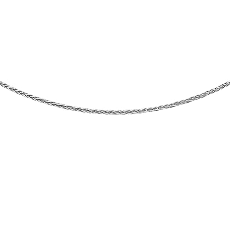 9K White Gold  Chain (Size - 18),  Gold Wt. 1.2 Gms