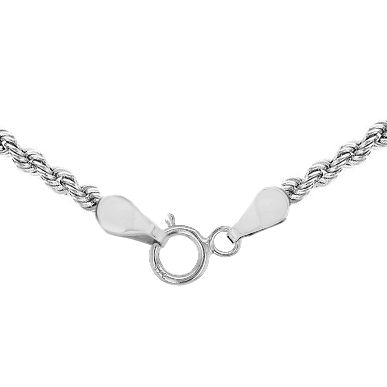 9K White Gold  Chain (Size - 24),  Gold Wt. 5.3 Gms