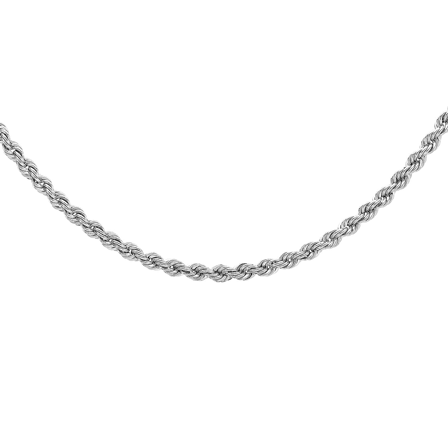 9K White Gold  Chain (Size - 22),  Gold Wt. 5.1 Gms