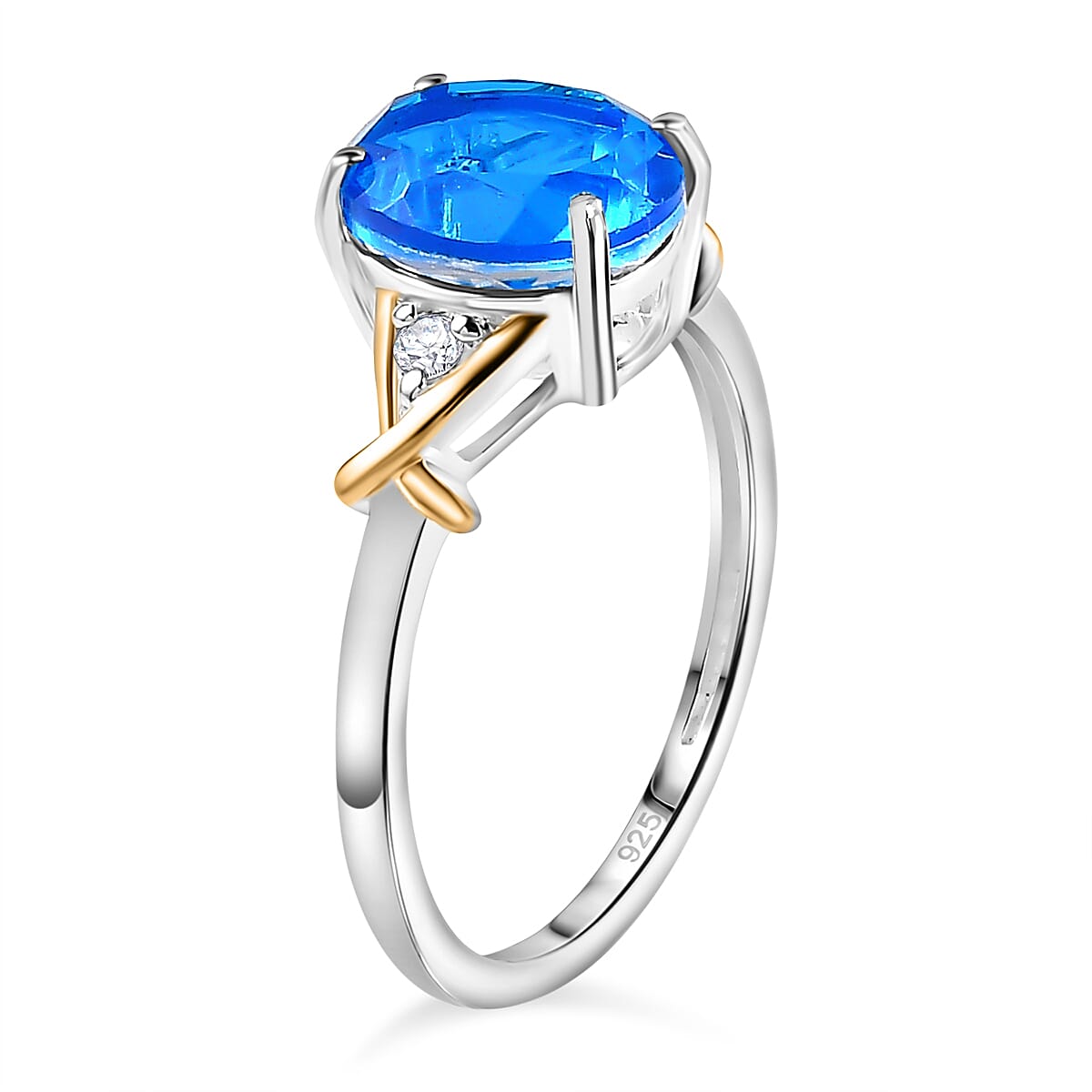 D'Joy Natural Zircon Ring in Sterling Silver
