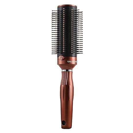 Neomi - Retractable Detangle Hair Brush for Curly Hair, Straight Hair & Wet Hair, Soft Bristle for Long, Thick & Curly Hair | Easy Clean Travel Brush - Brown