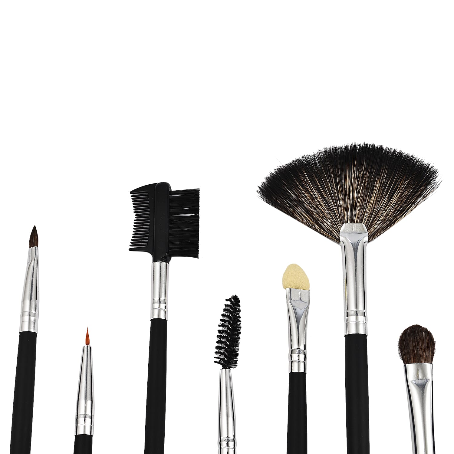 Cetuem 12-Piece Professional Makeup Brush Set in a Faux Leather Folding Case