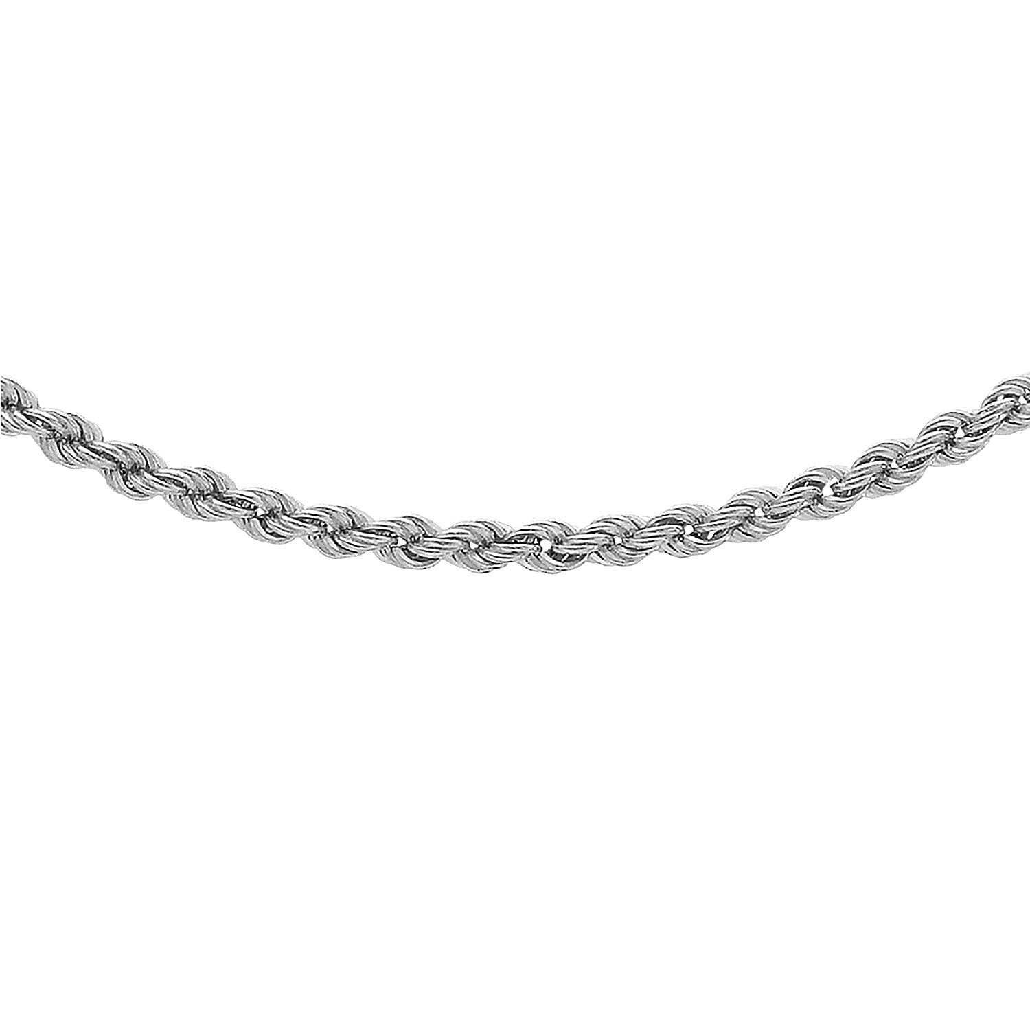 9K White Gold  Chain (Size - 22),  Gold Wt. 2.4 Gms