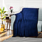 Double Sided Sherpa Luxe Blanket (200x150 cm) - Navy