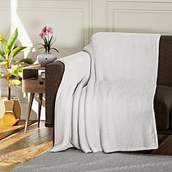 Double Sided Sherpa Luxe Blanket (200x150 cm) - Navy