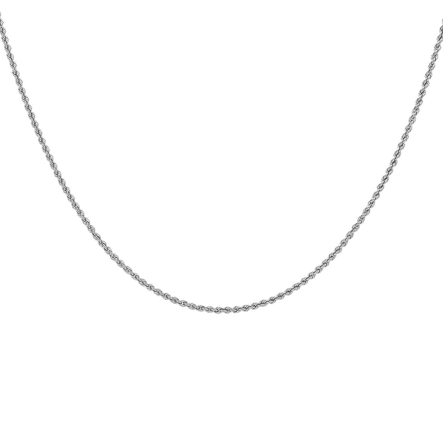 9K White Gold Chain (Size - 20), Gold Wt. 202 Gms 9K White Gold Chain (Size - 20), Gold Wt. 202 Gms
