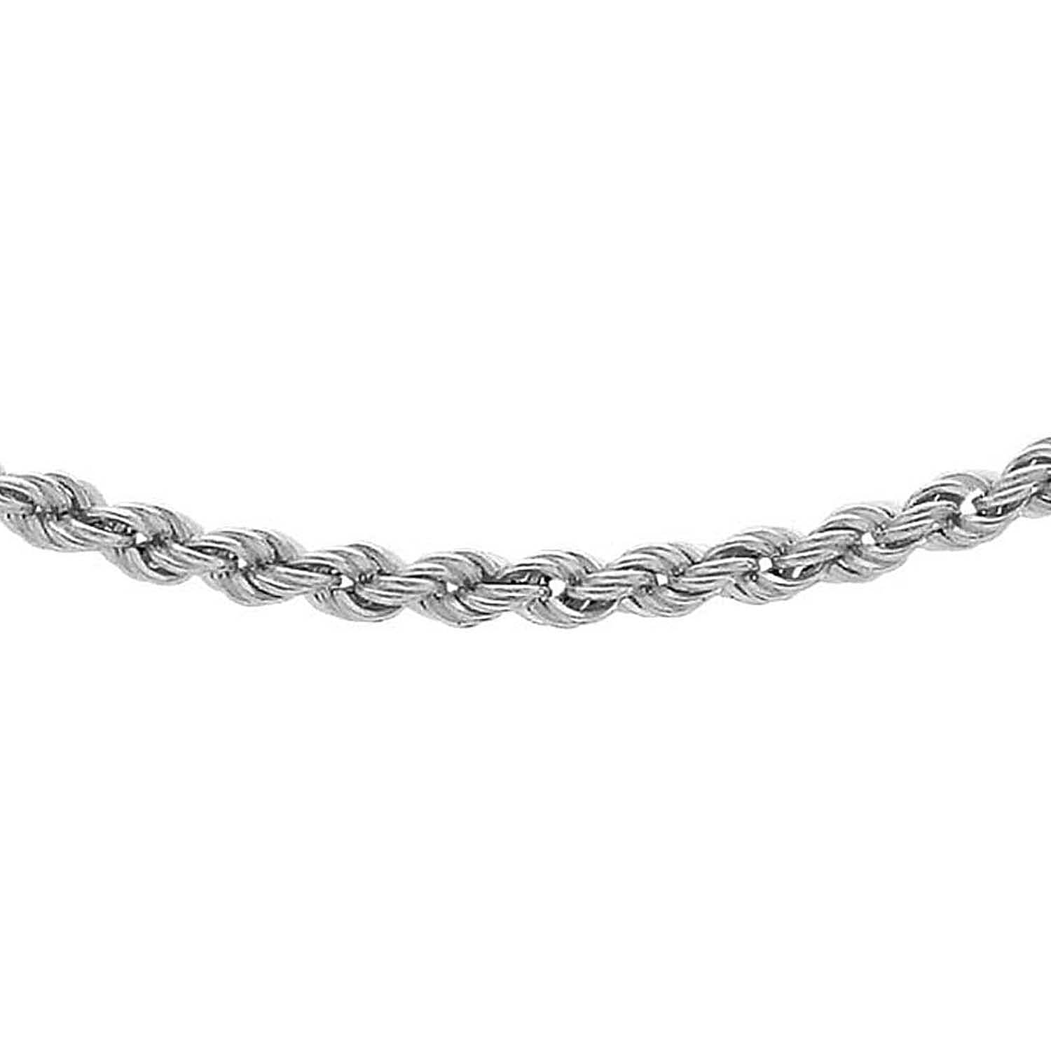 9K White Gold Chain (Size - 18), Gold Wt. 2 Gms 9K White Gold Chain (Size - 18), Gold Wt. 2 Gms