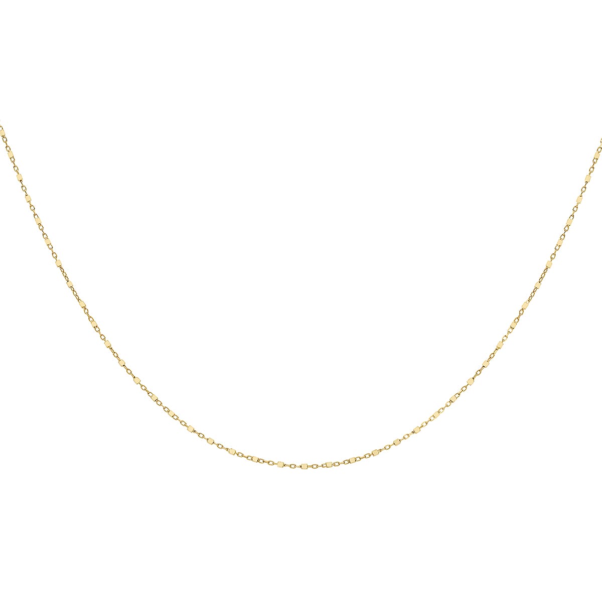 9K Yellow Gold  Chain (Size - 20),  Gold Wt. 1.9 Gms