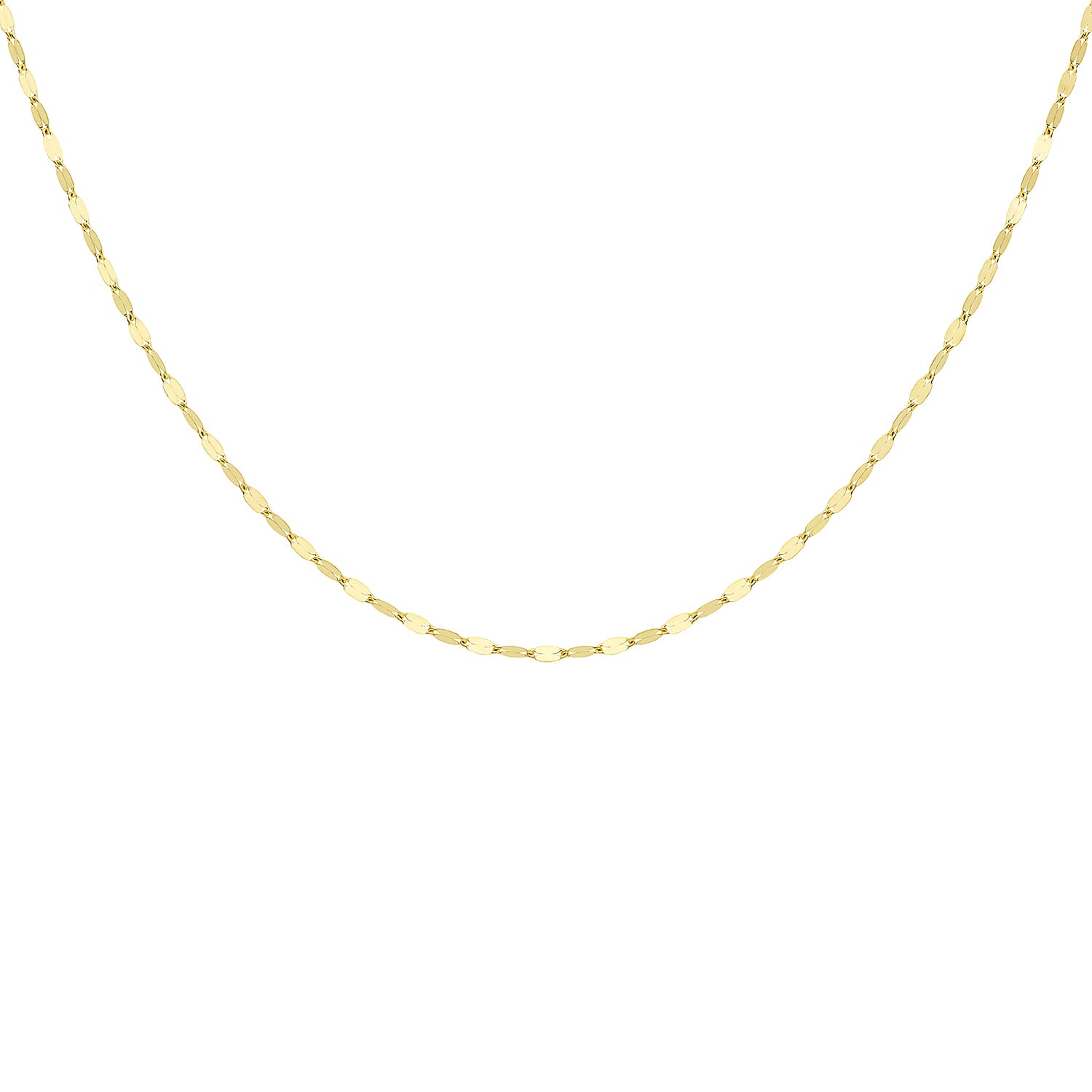 9K Yellow Gold  Chain (Size - 20),  Gold Wt. 1.7 Gms