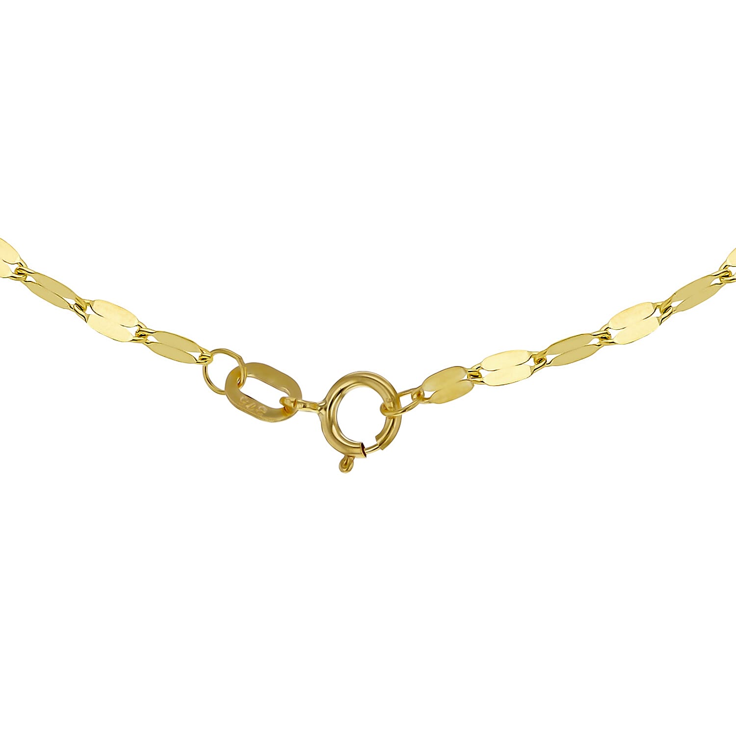 9K Yellow Gold  Chain (Size - 20),  Gold Wt. 1.7 Gms