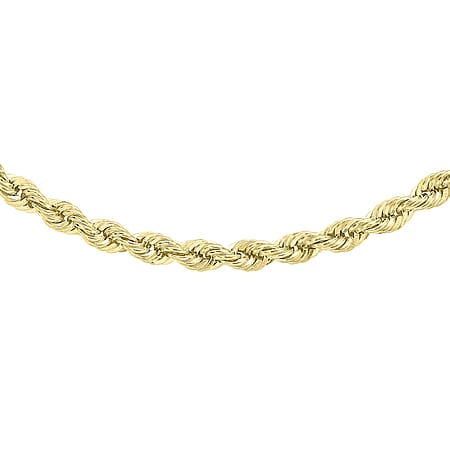 Rope Chain 16 Inch in 9K Yellow Gold