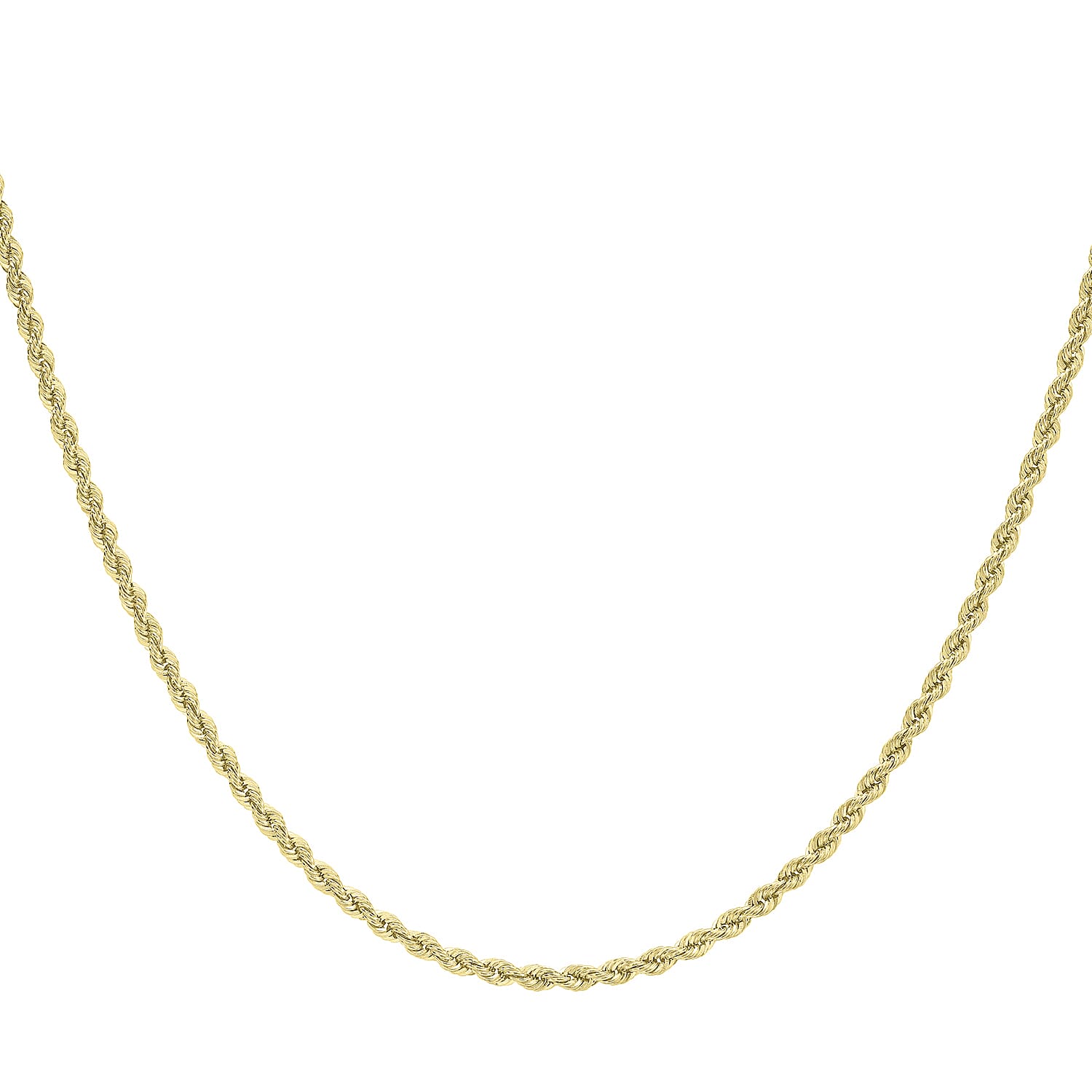 9K Yellow Gold  Chain (Size - 16),  Gold Wt. 5.6 Gms
