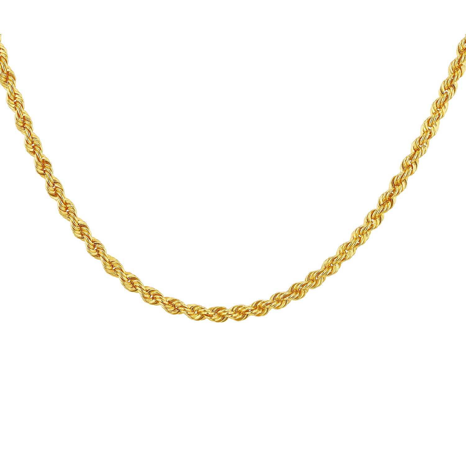 9K Yellow Gold  Chain (Size - 18),  Gold Wt. 6.3 Gms