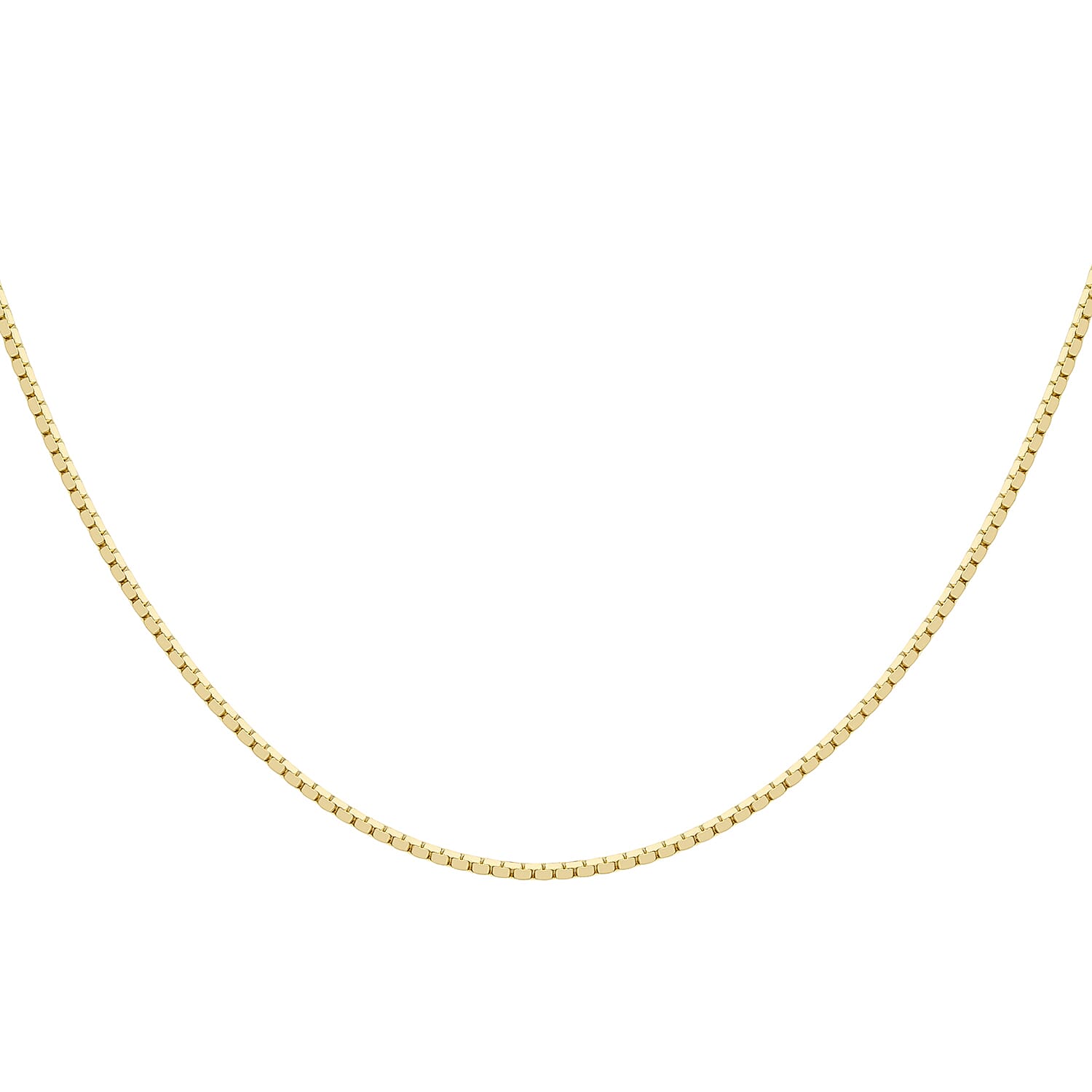 9K Yellow Gold  Chain (Size - 18),  Gold Wt. 2.8 Gms