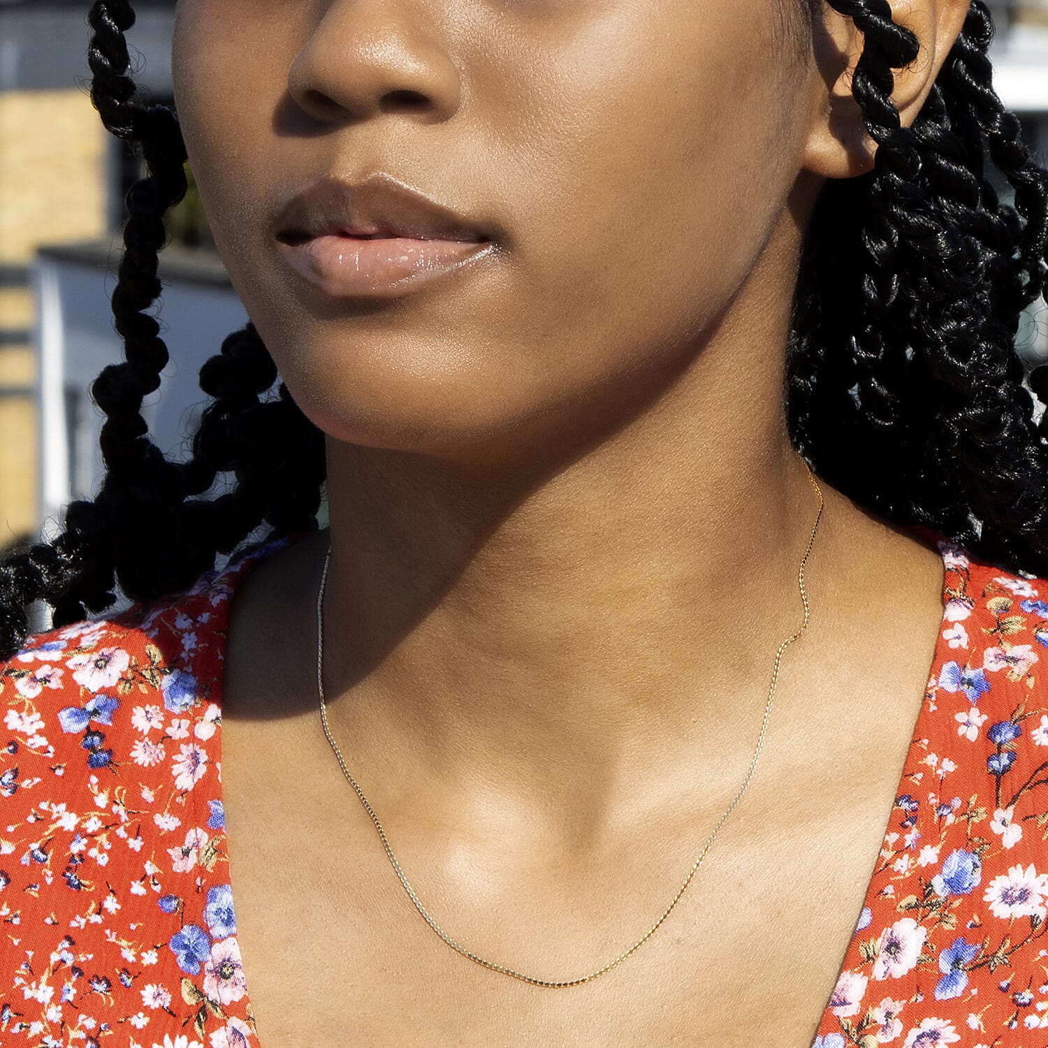 9K Yellow Gold  Chain (Size - 18),  Gold Wt. 2.8 Gms