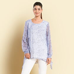 TAMSY Printed Top - Blue