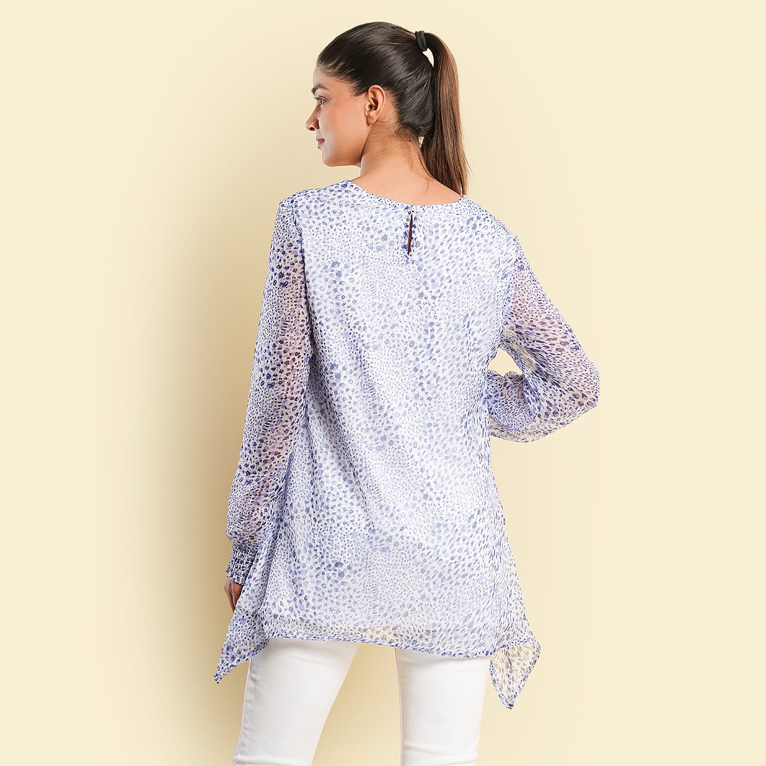 TAMSY Printed Top - Blue